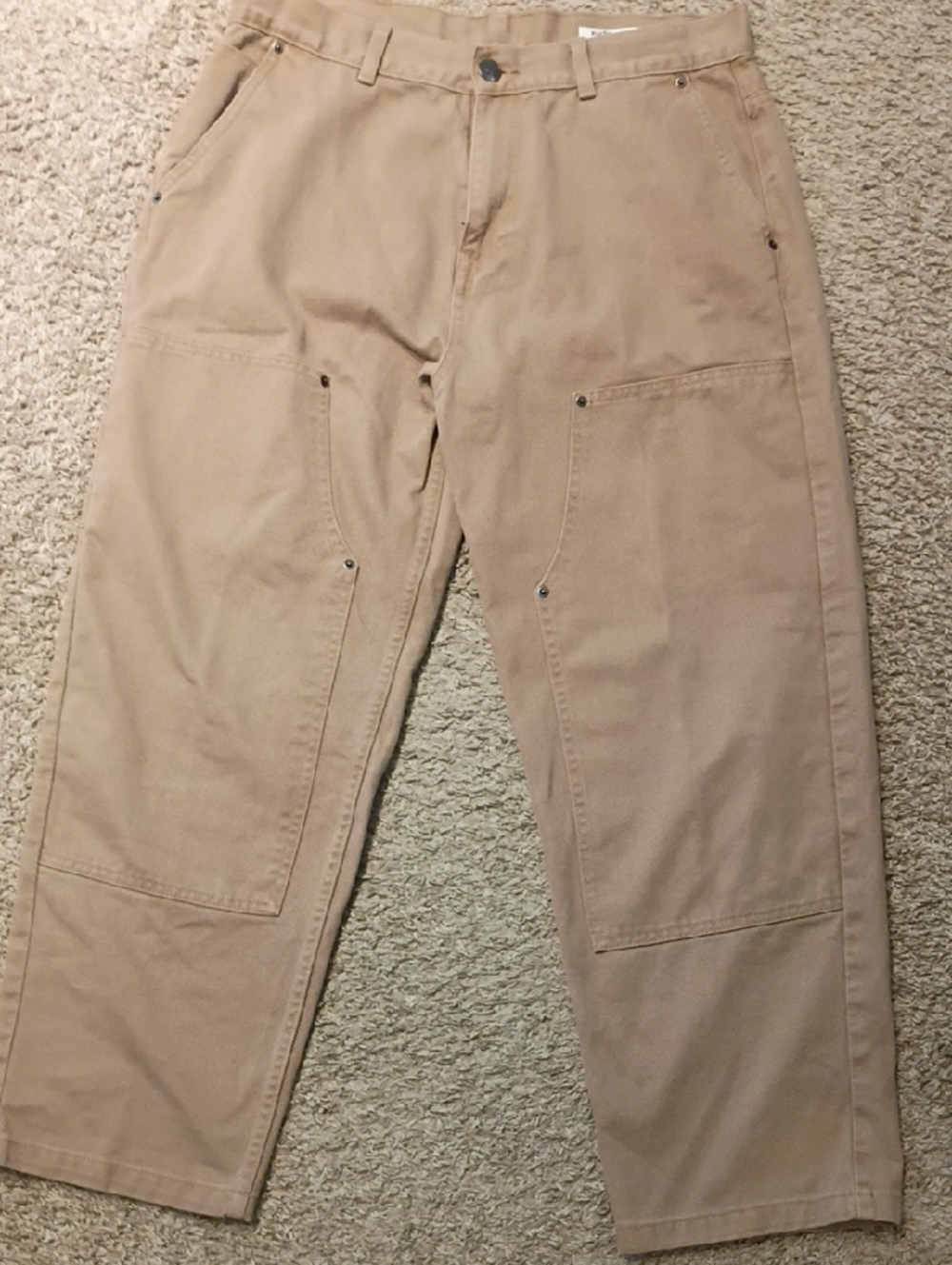 Men's Cargo Work Pants in Tan - Rugged Everyday Utility